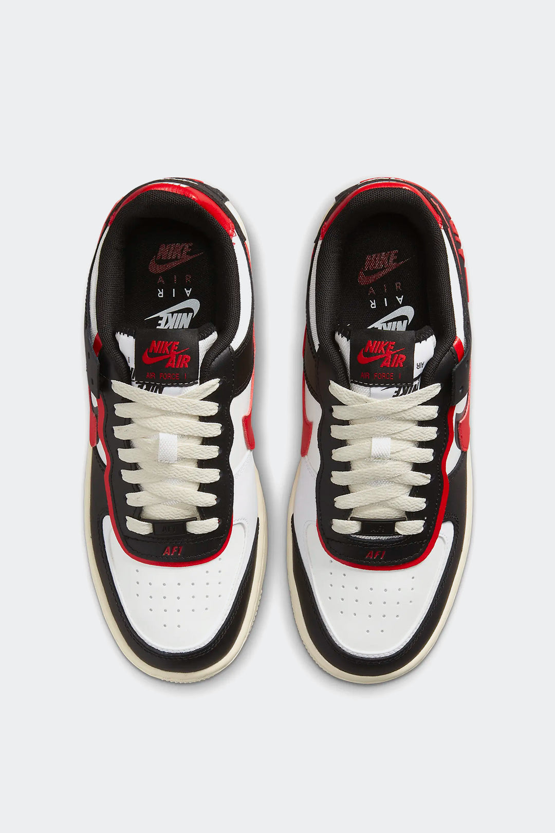 Mujer Nike Air Force 1 Shadow black University Red HYPE