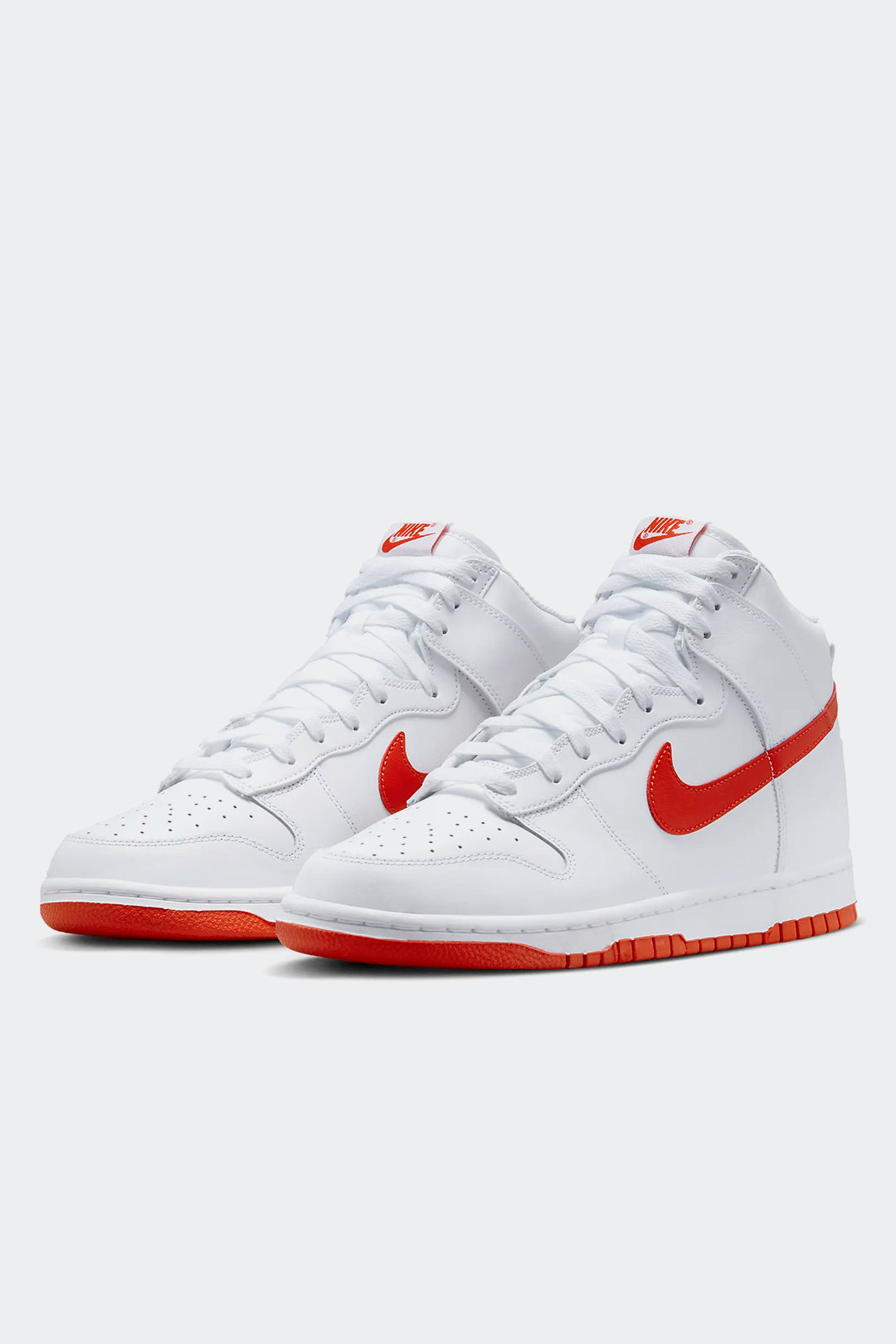 NIKE DUNK HIGH RETRO WHITE "PICANTE RED" - HYPE